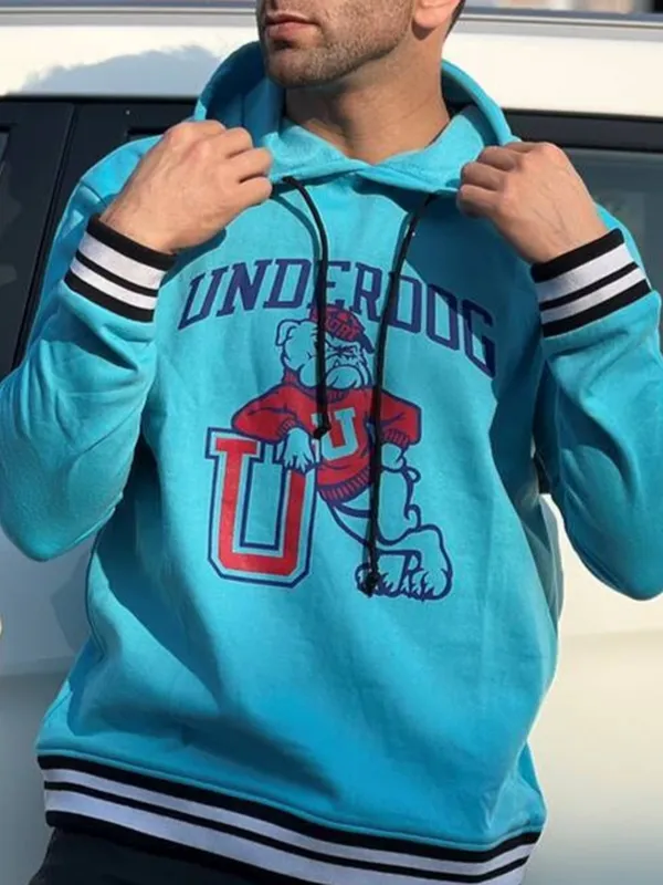 Sky Blue Fleece Hoodie