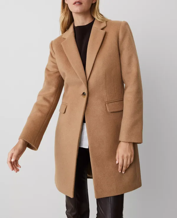 Petite Casual Style Lapel Coat