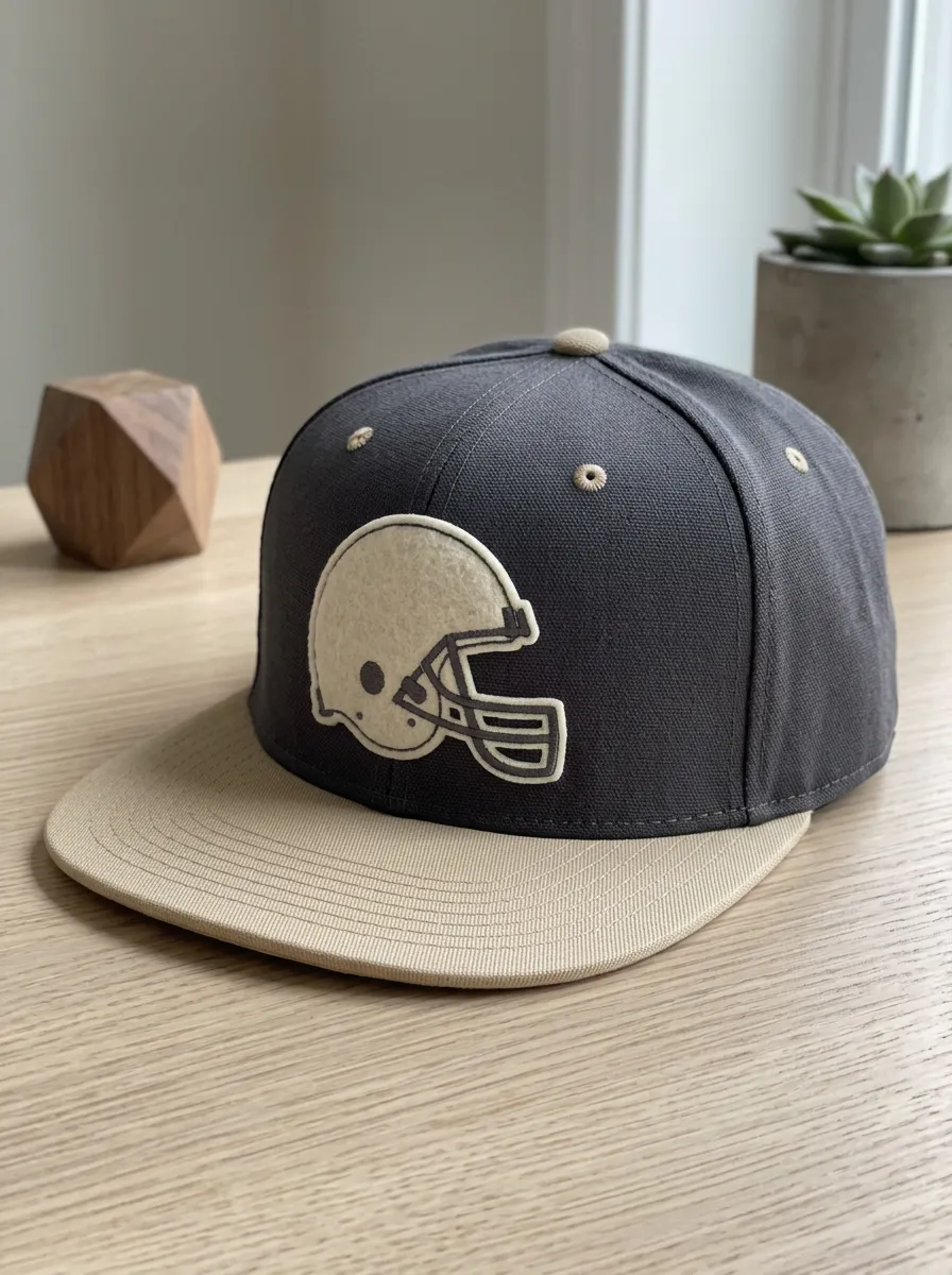 Unisex Game Day Football Fan American Helmet Embroidered Snapback Cap