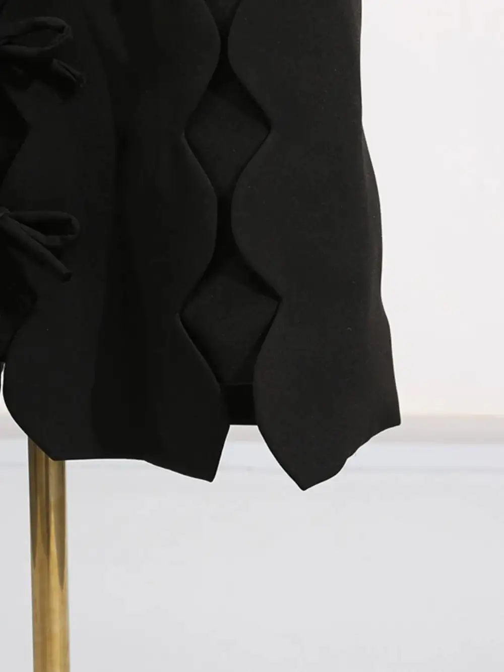 Layered Detail Long Sleeve Midi Dress