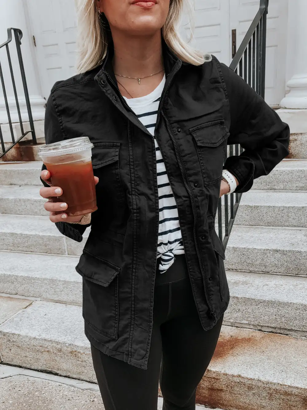 Zip-Up Pocketed Jacket