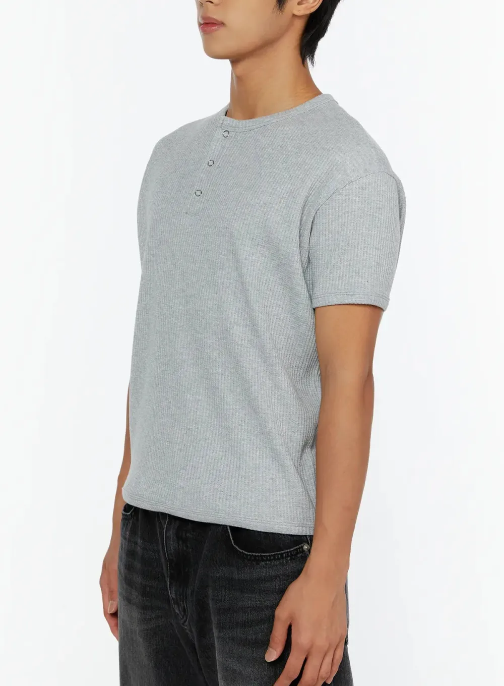 Men's Waffle Henley T-Shirt