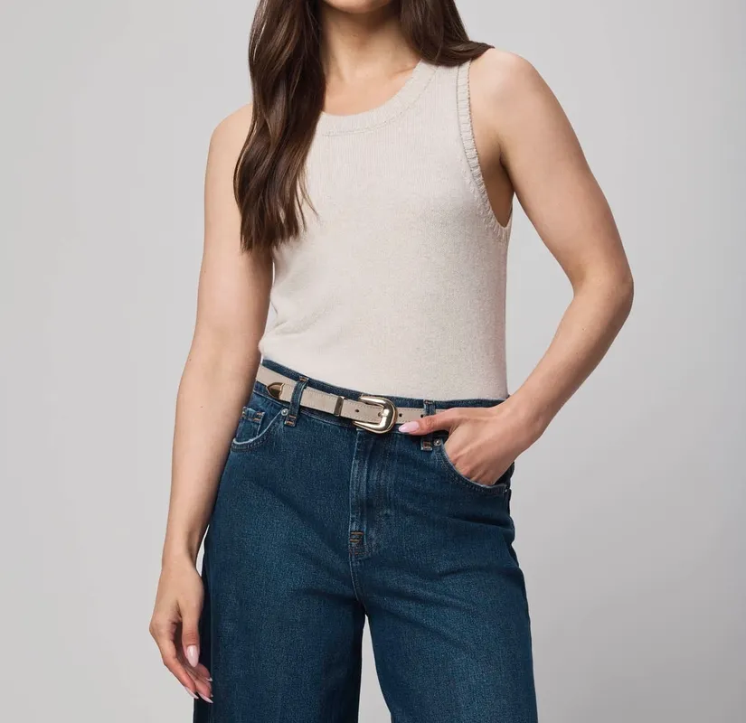 Textured Relaxed Sweater Tank