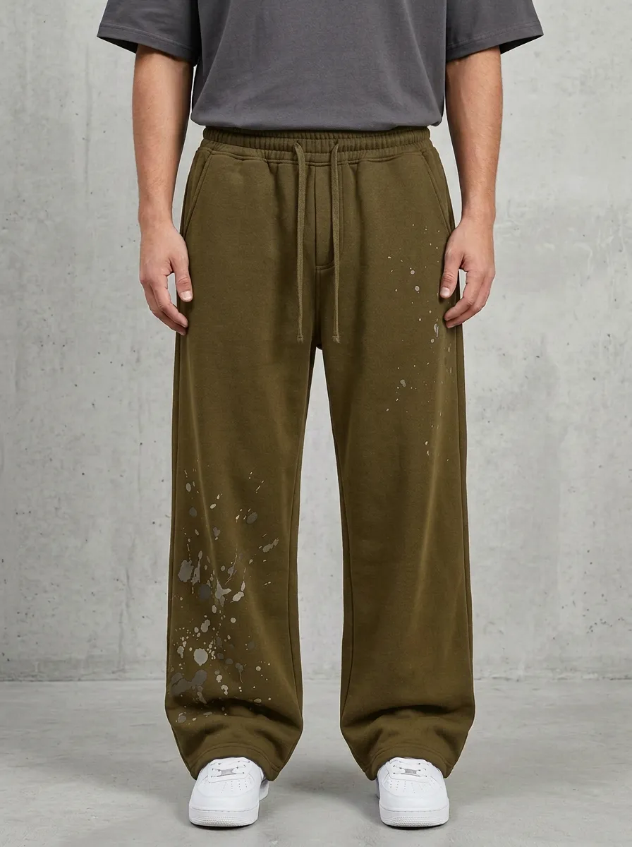 Relaxed Sweatpants Splatter Men's Sweatpants