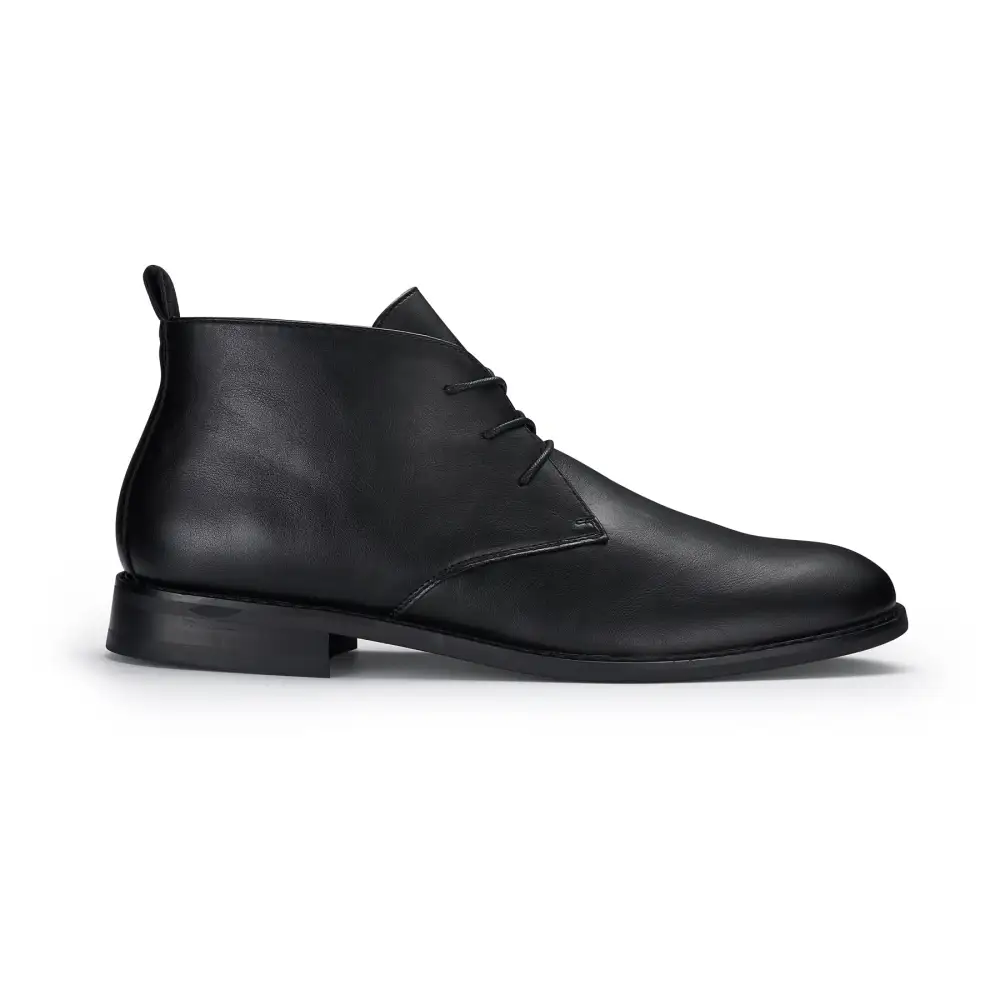 Classic Faux-Suede Suede Faux-Leather Chukka Boots
