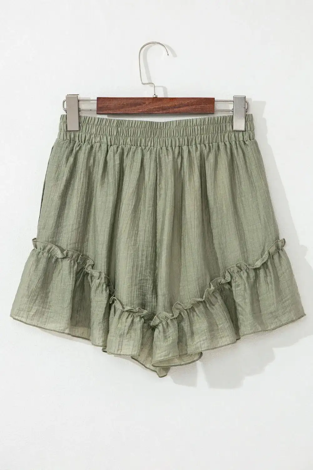 Easy Fit Ruffle Hem Shorts