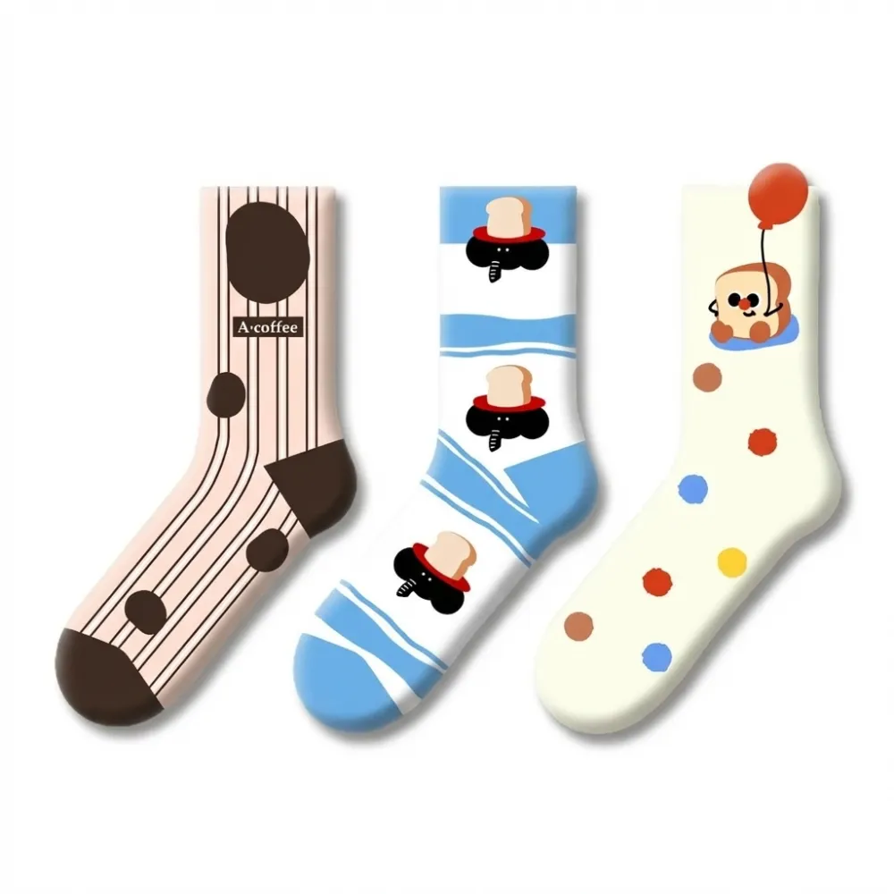 Playful Toast and Crew Socks
