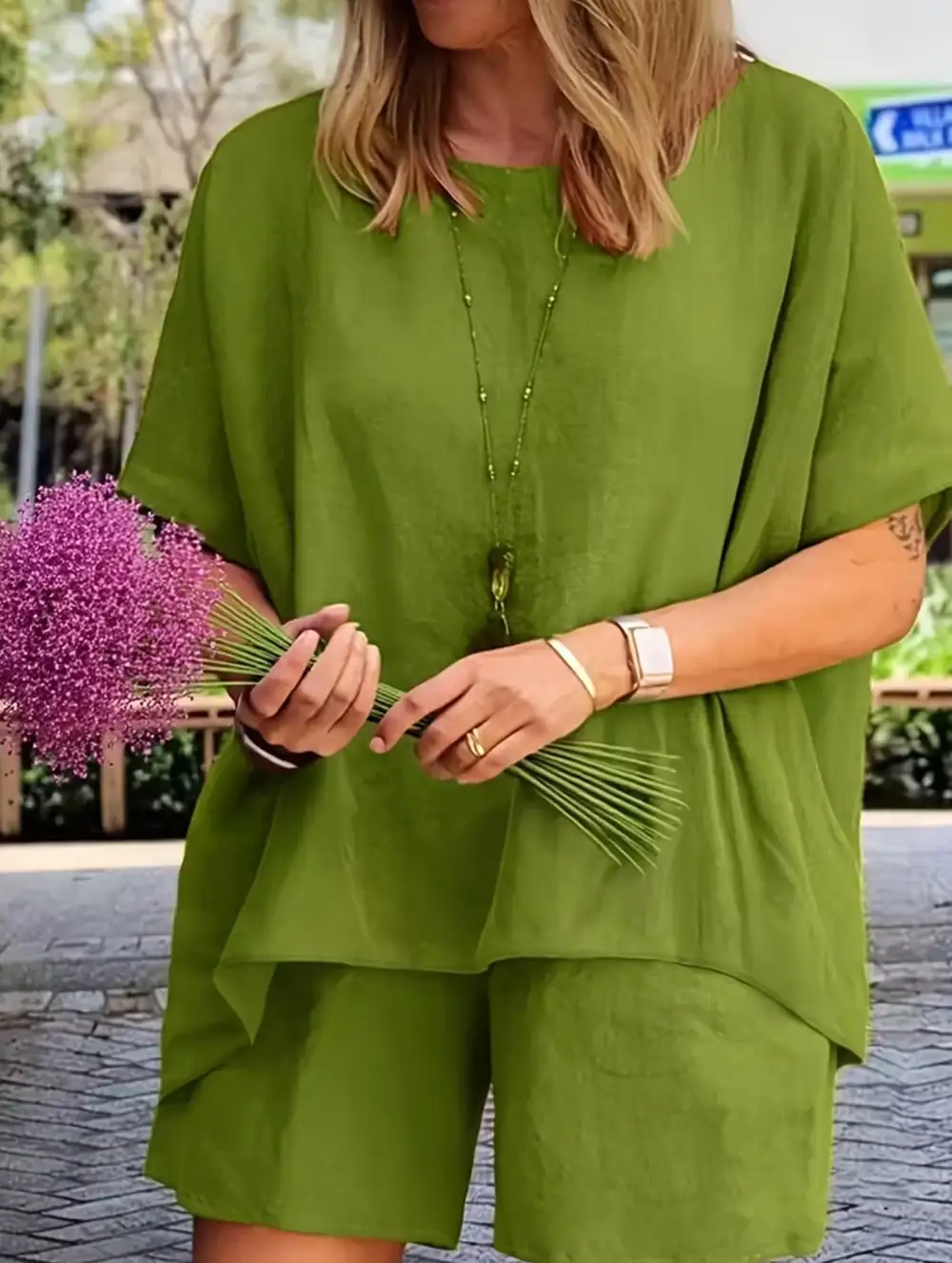 Short Sleeve Top Set