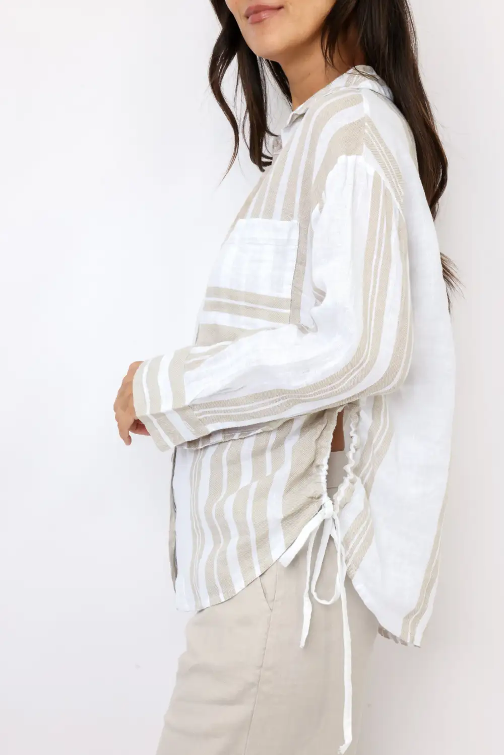 Button Linen Milio Shirt