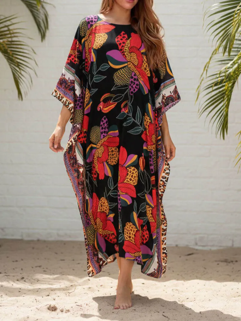 Boho Print Maxi Dress