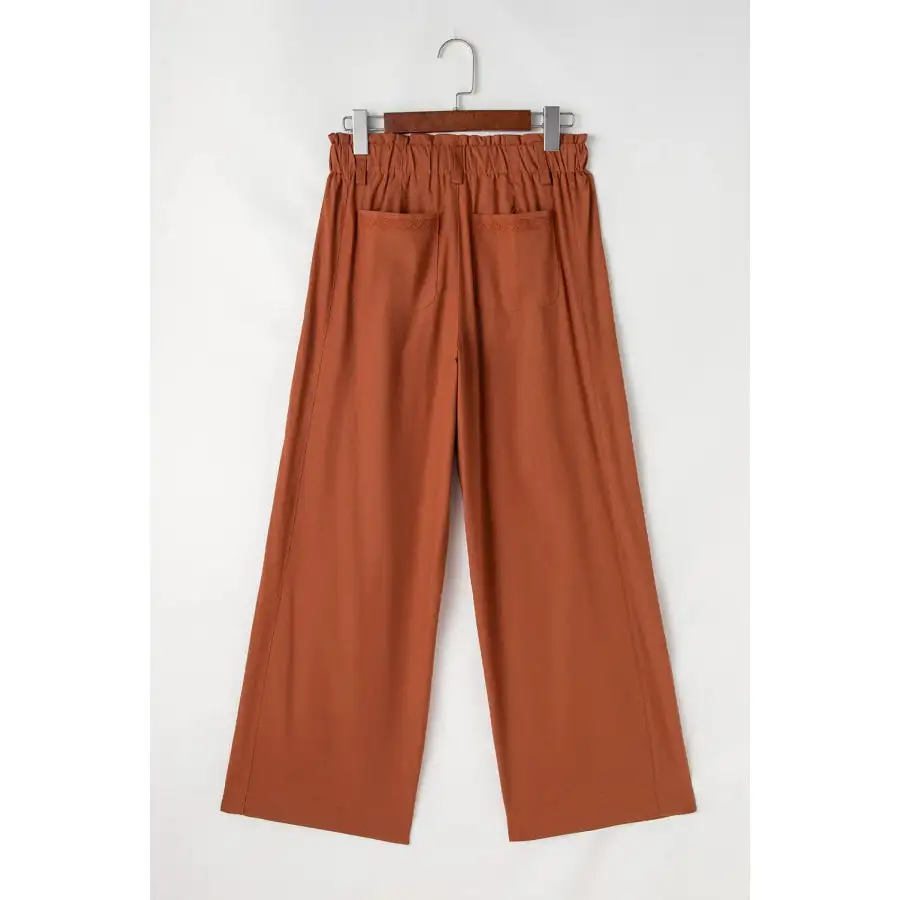 Modern Wide Leg Pants with Pockets