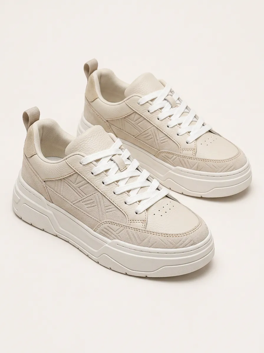 Men's Artful Geometric Pattern Patterned Everyday Skate Shoes