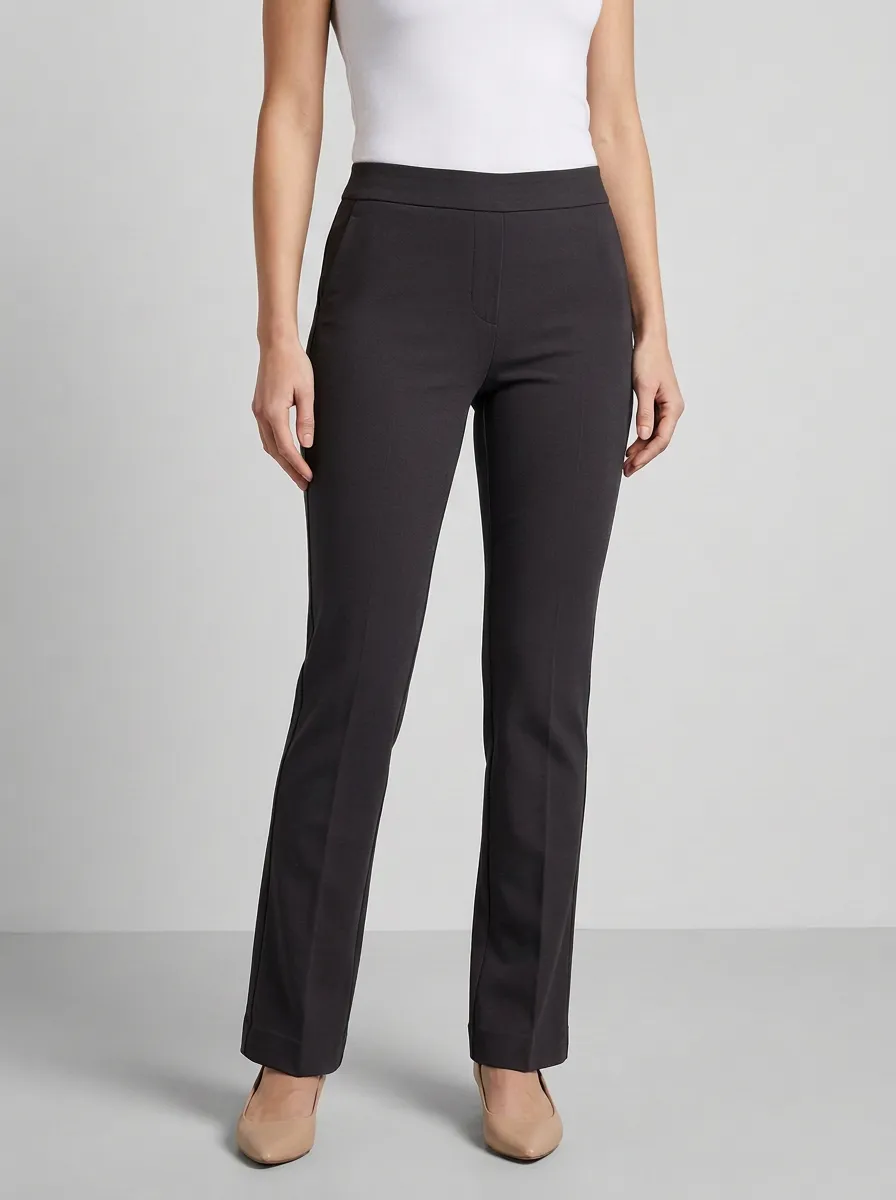 Stretch Slim-Fit Women's Stretch Mid-Rise Pants