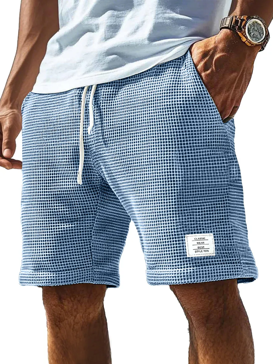 Everyday Textured Knit Drawstring Shorts
