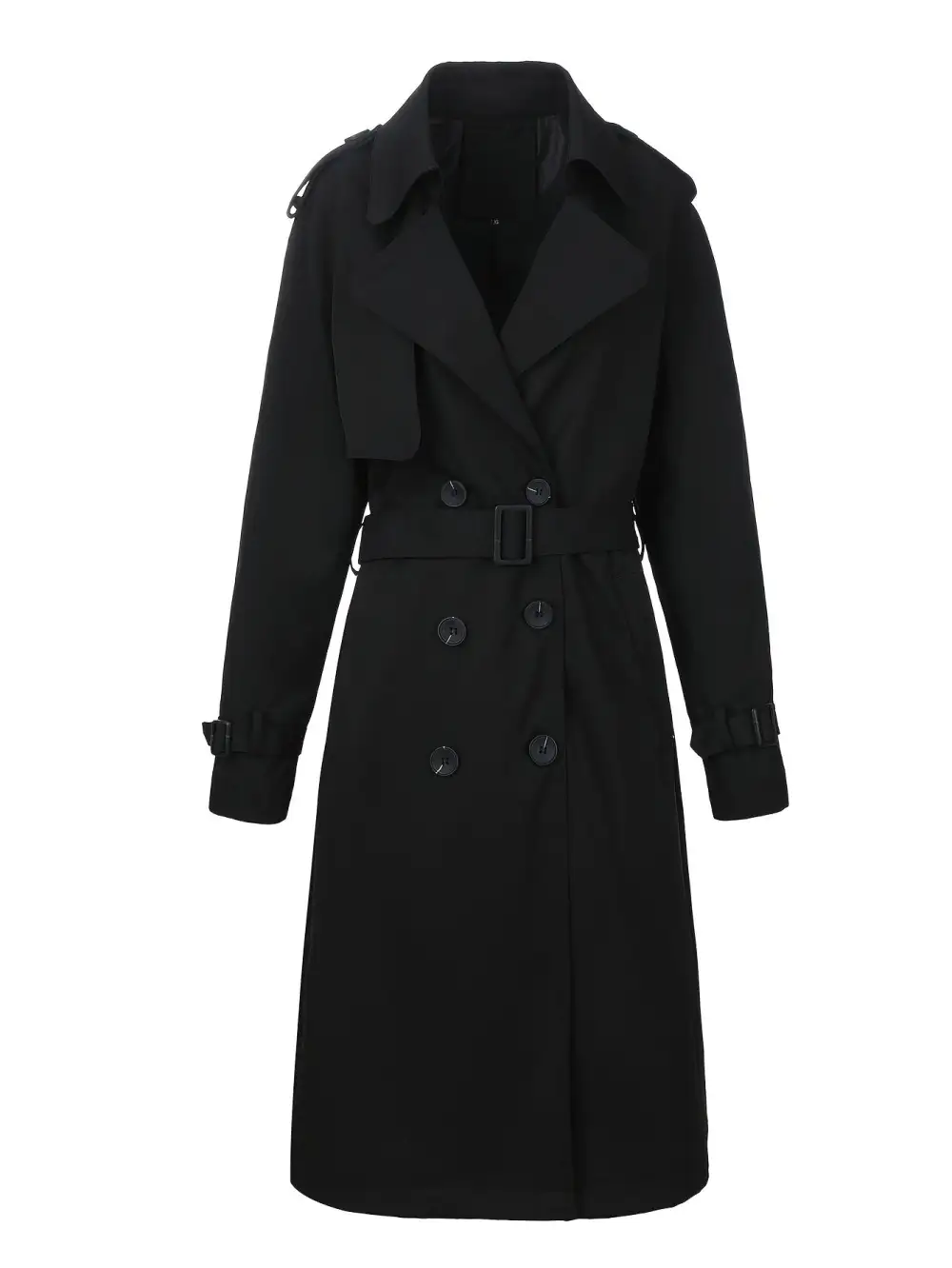 Classic Stand Collar Trench Coat