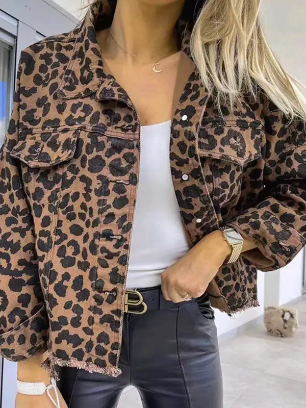 Denim Button Front Jacket Weekend