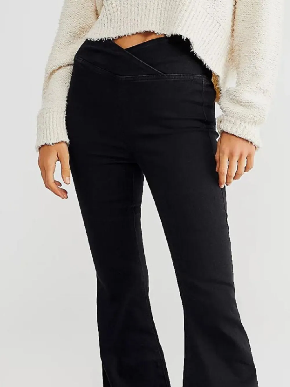 Balanced Flare Leg Denim Jeans