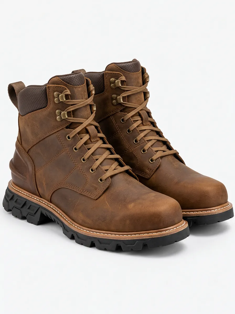 Men's Patterned Waterproof Work Boot Style