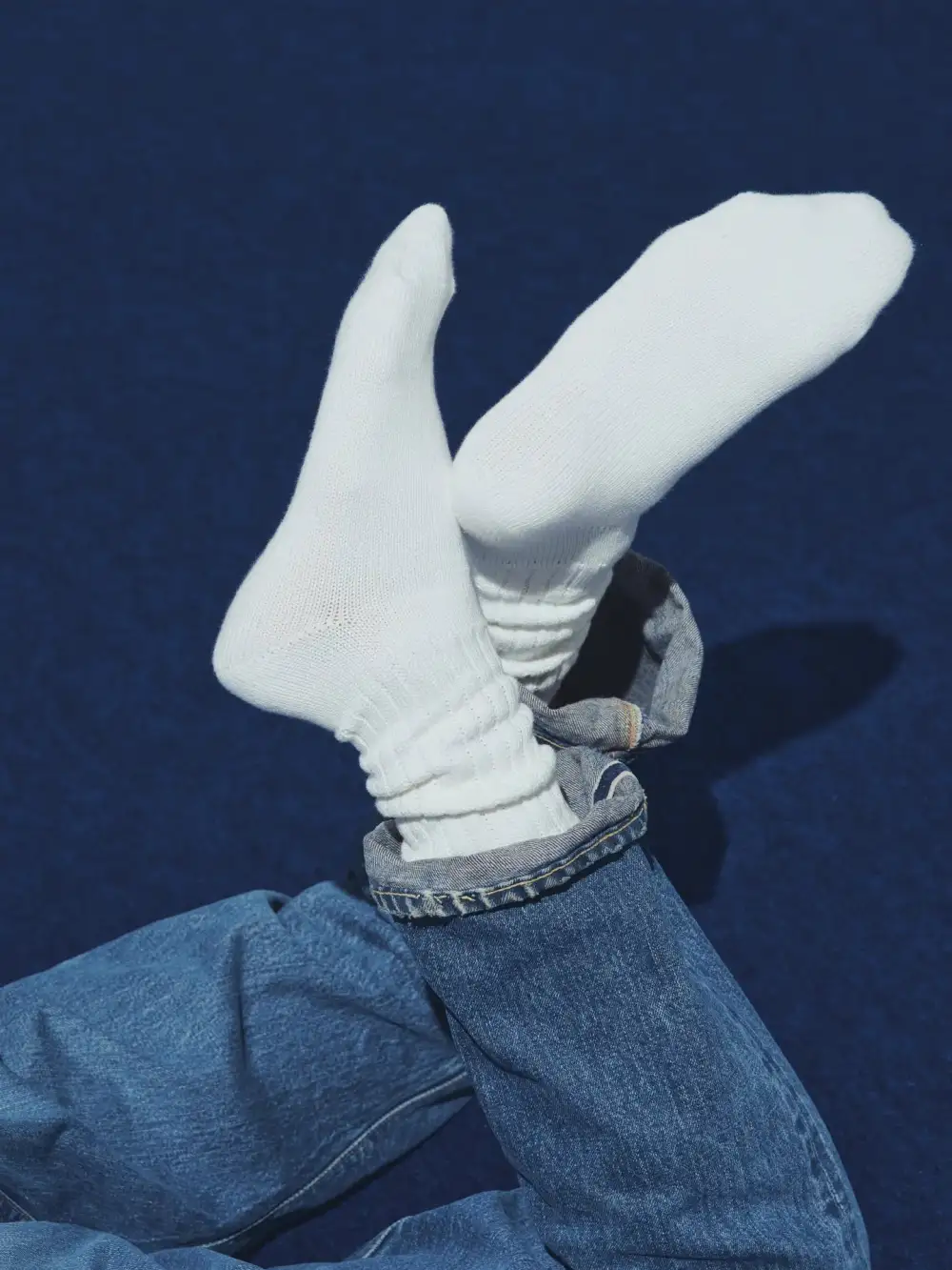 Classic Ribbed Crew Socks