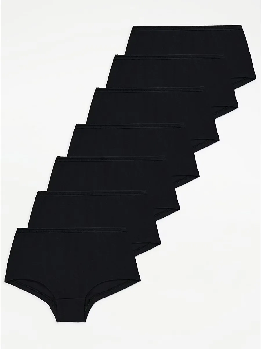Black Shorts 7 Pack