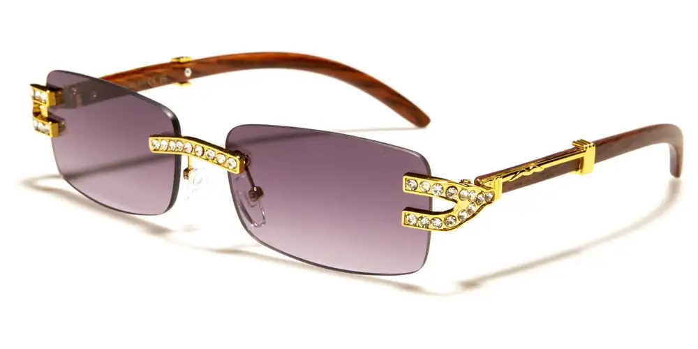 Rimless Fashion Sunglasses
