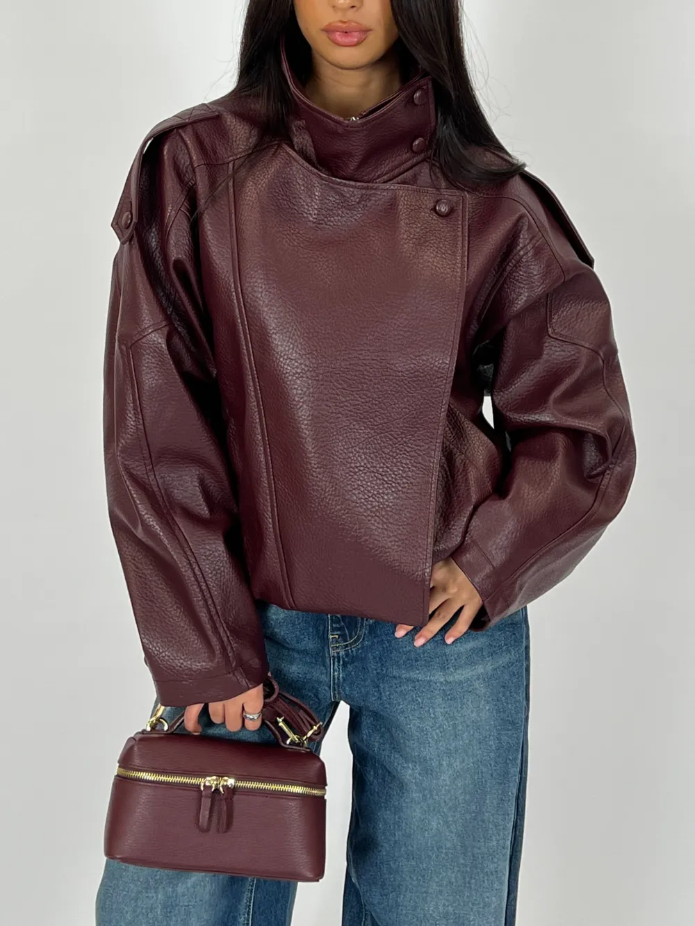 Polished Everyday Leather Jacket