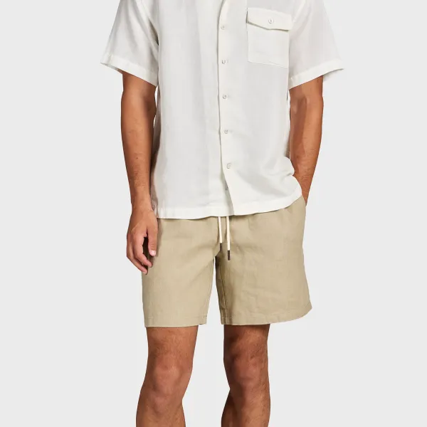Classic Pure Linen Summer Shorts
