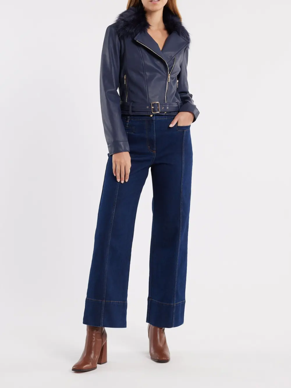 Roxanne Vegan Leather Jacket