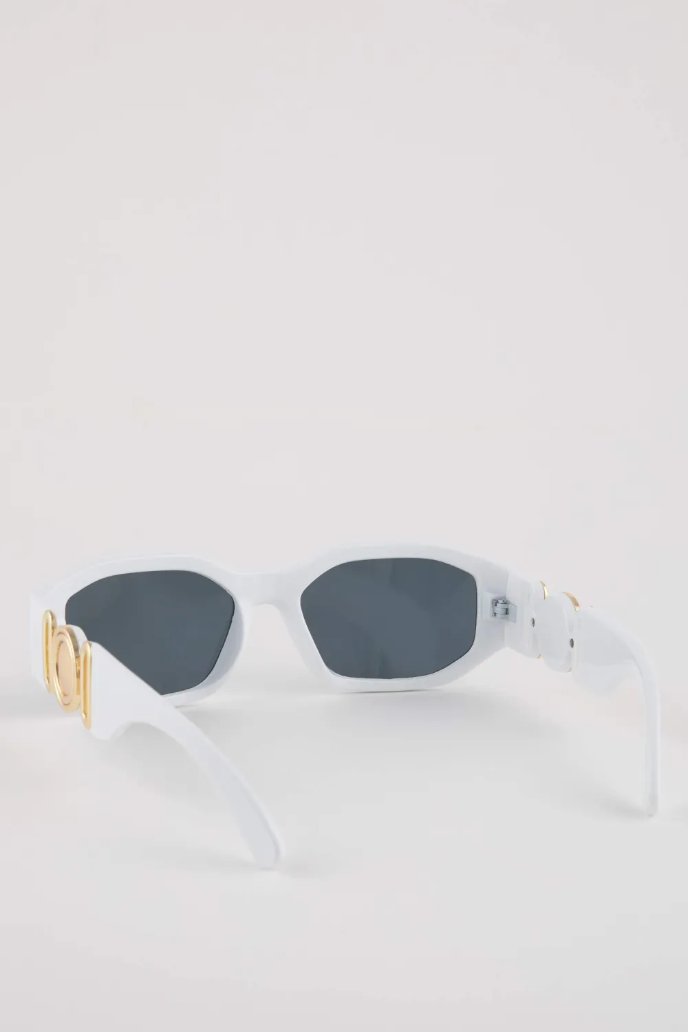Metal And Plastic Square Sunglasses