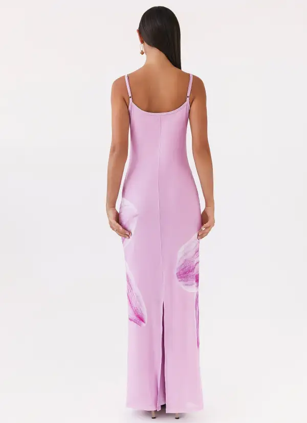 Refined Mesh Maxi Dress