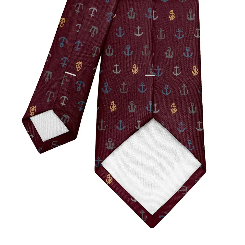 Anchor Pattern Necktie