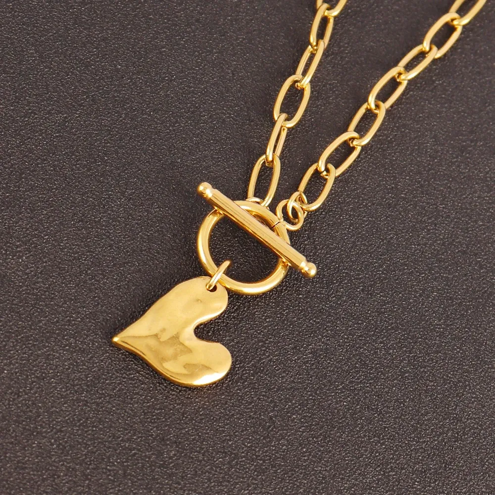 Gathered Heart Necklace