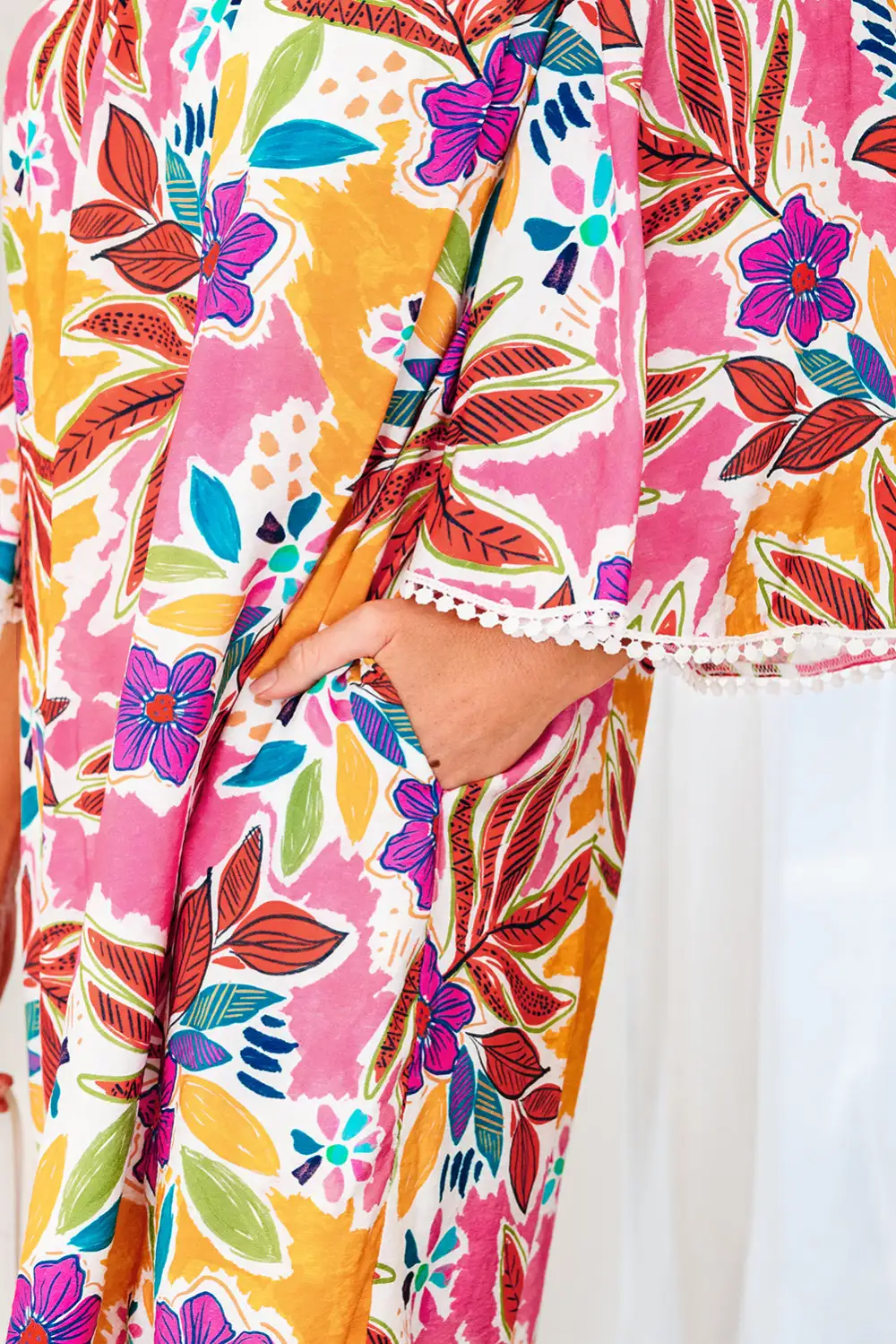 Easy Fit Floral Printed Lace Mini Dress