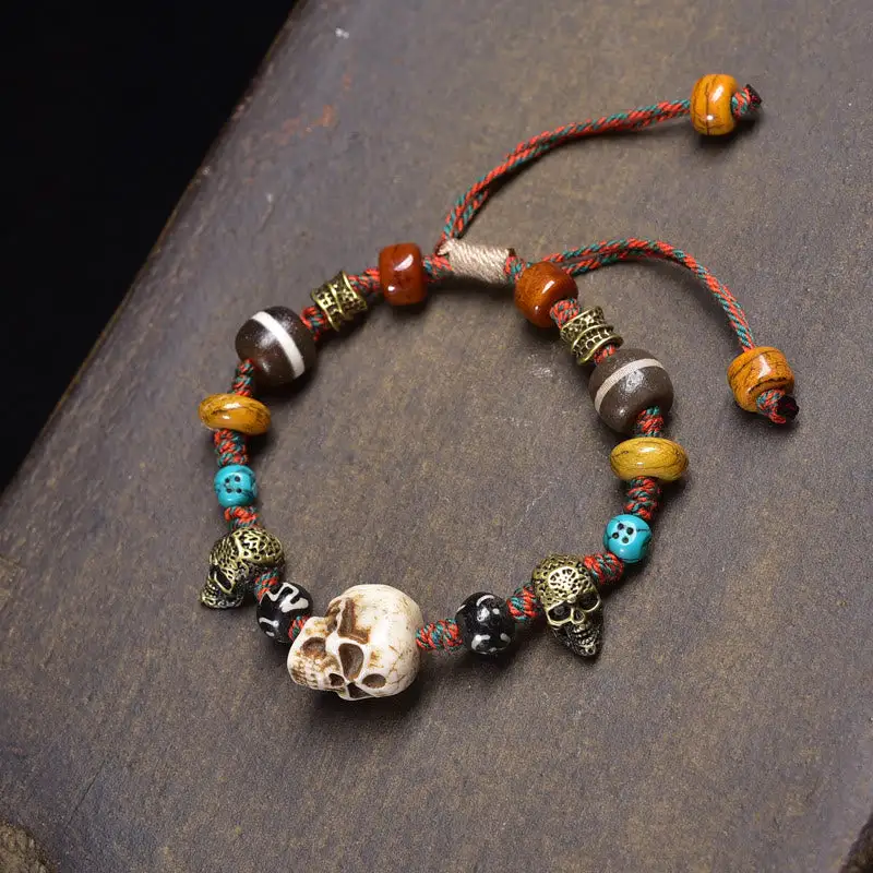 Bone Beads Coconut Shell Lord Corpse Forest Bracelet