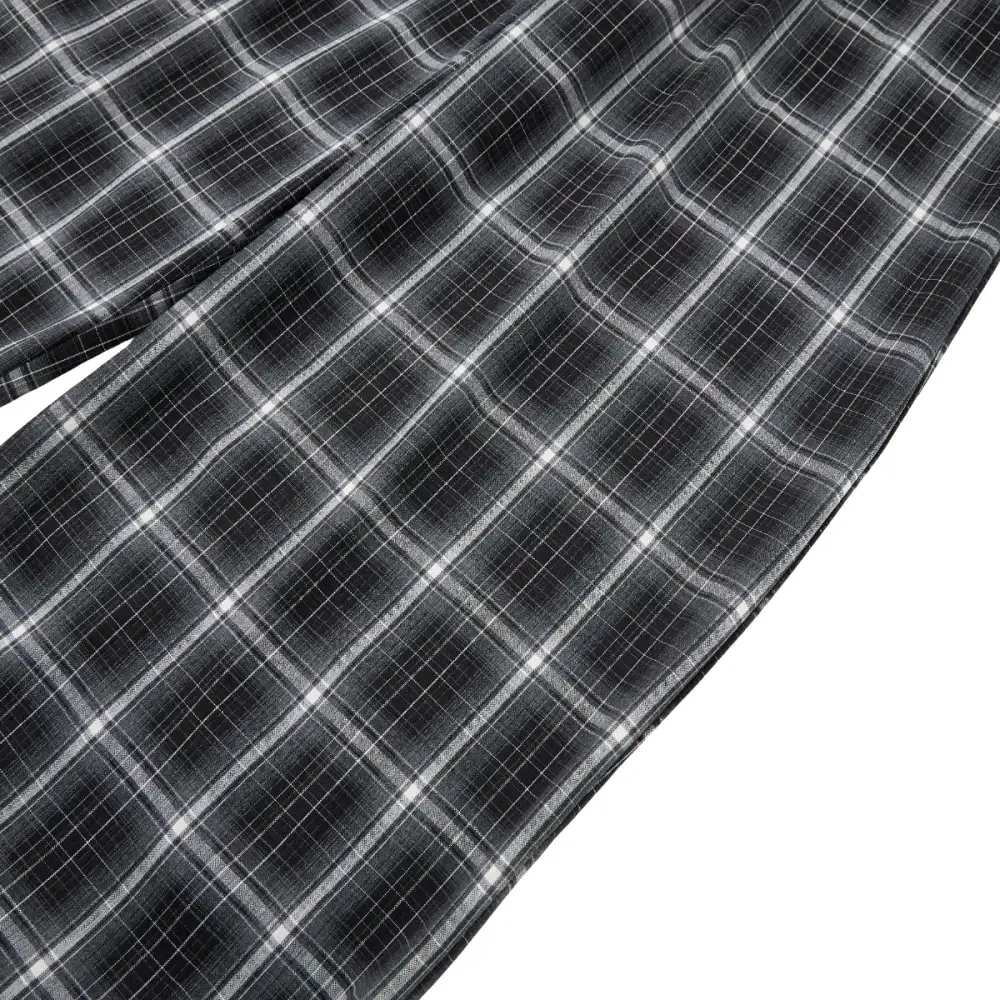 Baggy Plaid Casual Pants