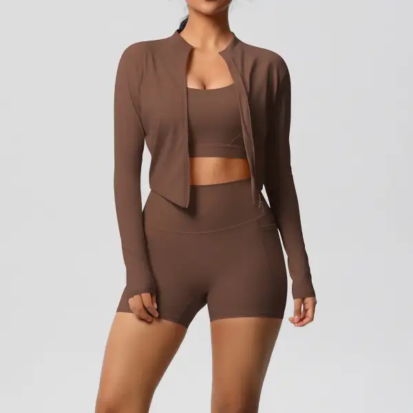 High-Waist Yoga Activewear Active Set