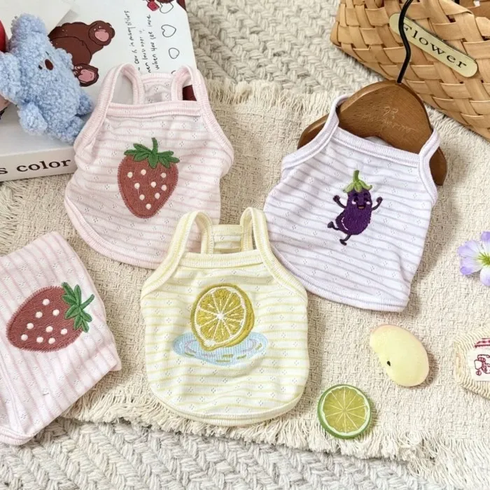 Summer Western Style Sling Puppy Thin Clothes Teddy Bichon Schnauzer Pet Small Puppies Pomeranian Vest