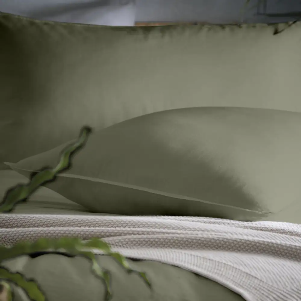 Plain Cotton Duvet Cover Set