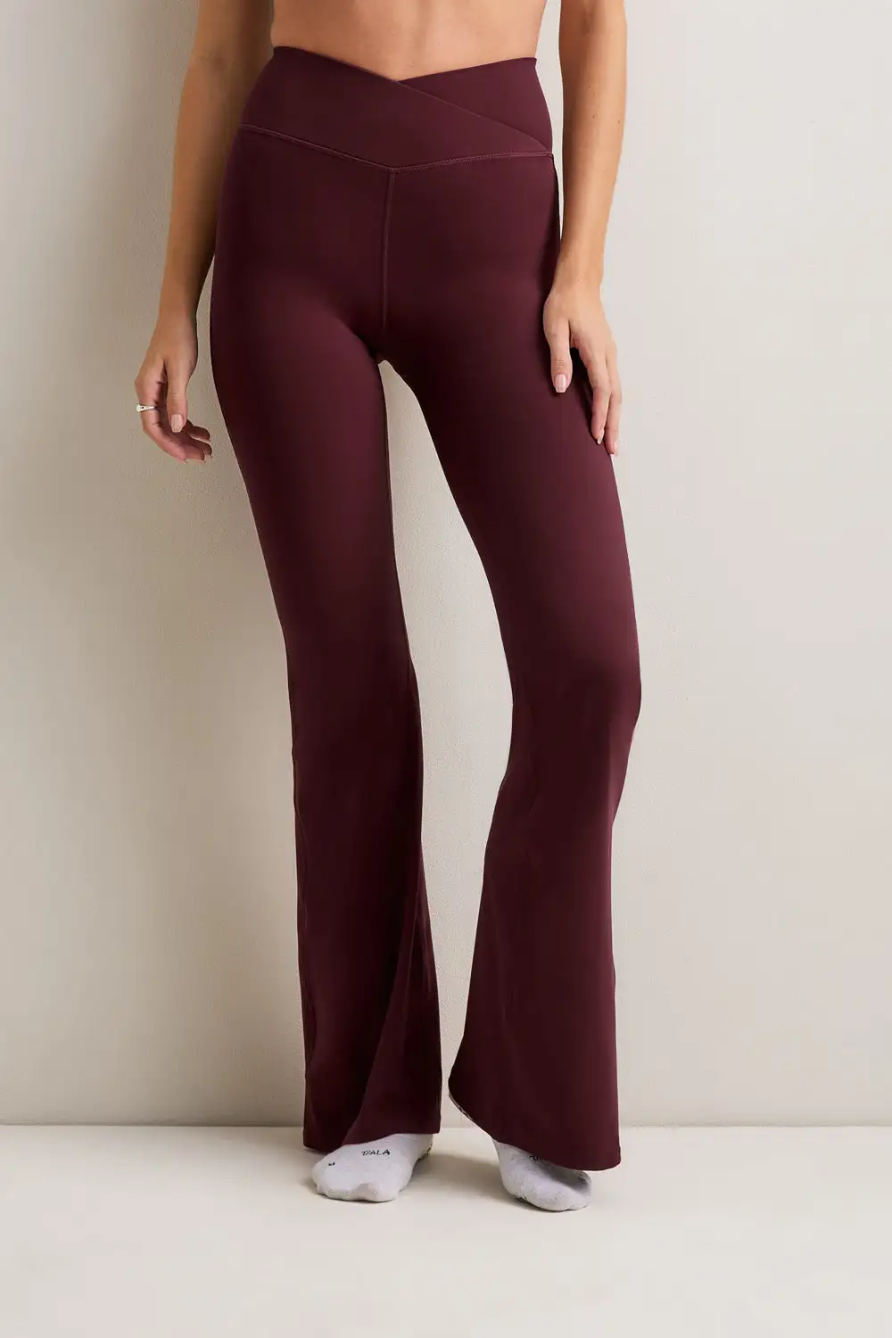 Active Studio Wrap Waist Flared Yoga Leggings