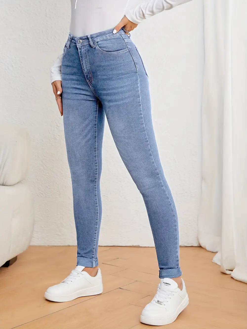 Cotton Slim Fit Denim Jeans