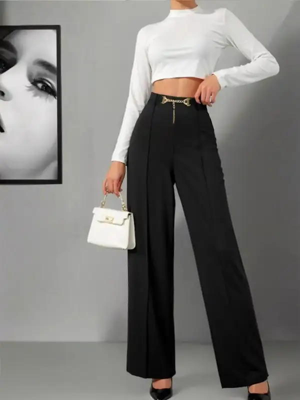 Everyday Wide Leg High Waist Pants