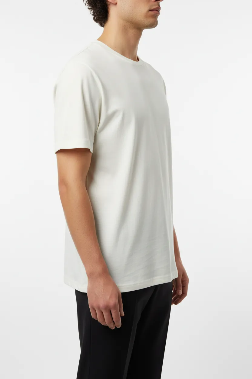 Round Neck Cotton T-Shirt