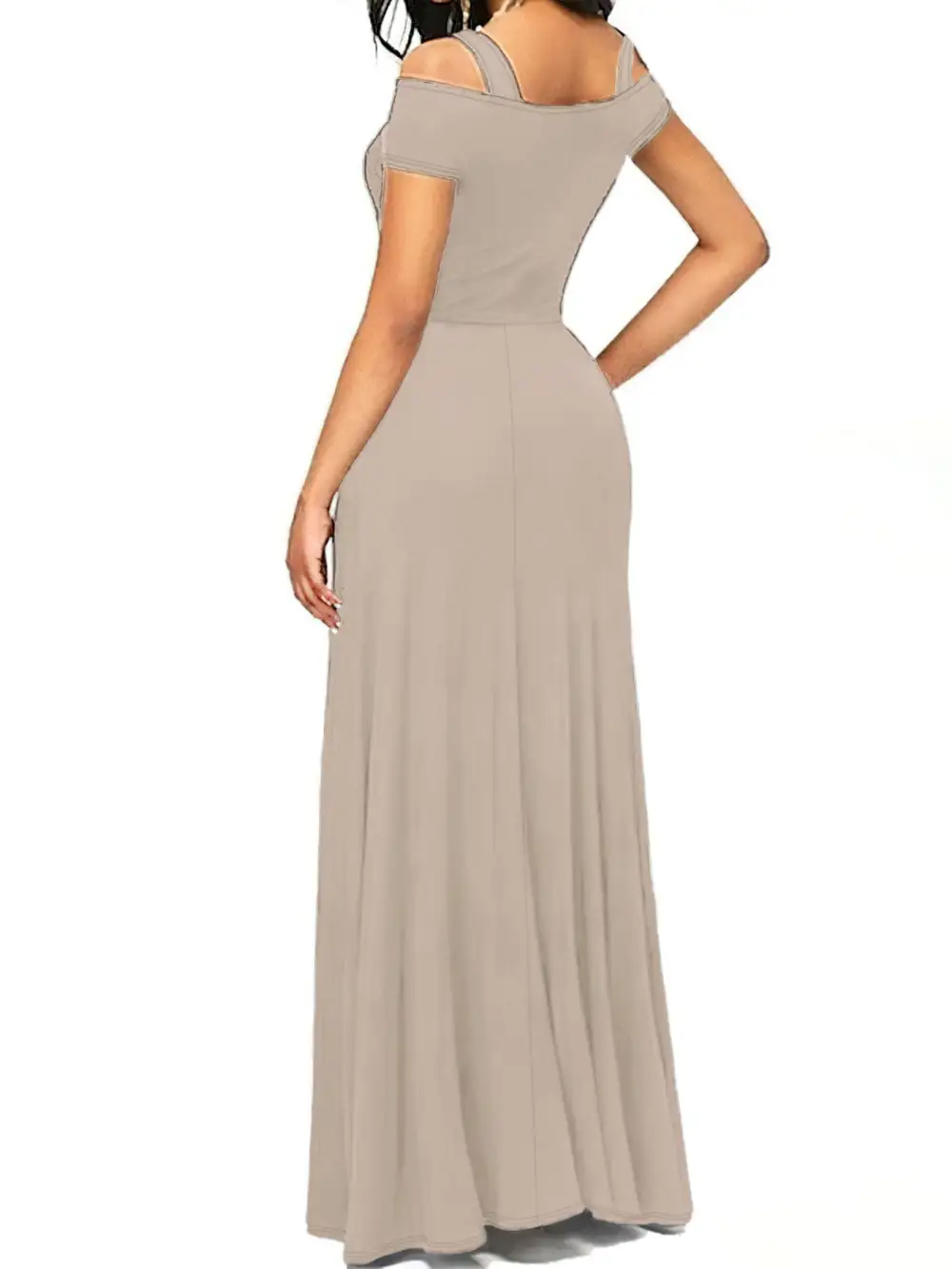 Wearable Cut Slit Maxi Dress