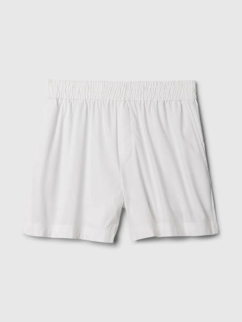 Fine Striped Pure Cotton Shorts