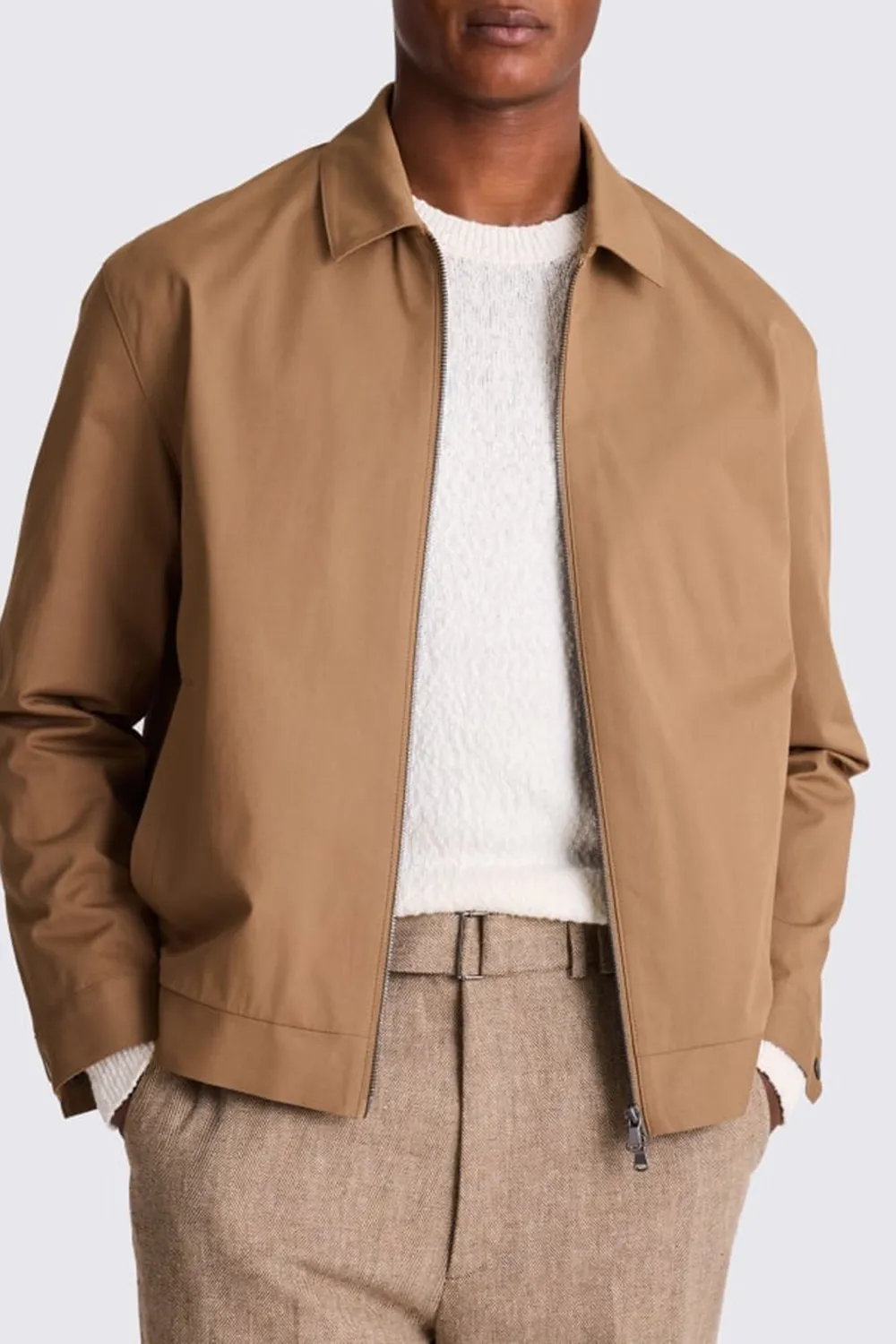 Casual Style Men's Brown Jacket