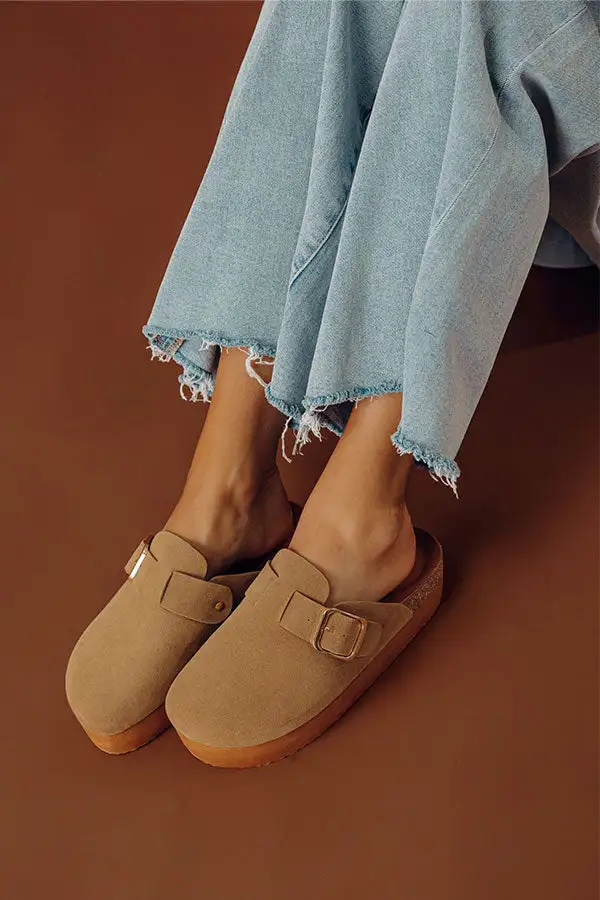 Everyday Faux Suede Platform Clogs