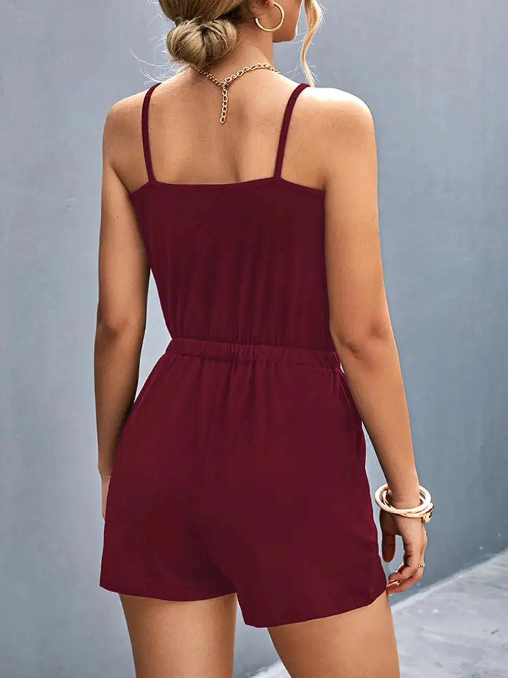 Piece Zero Effort This Scoop Neck Romper