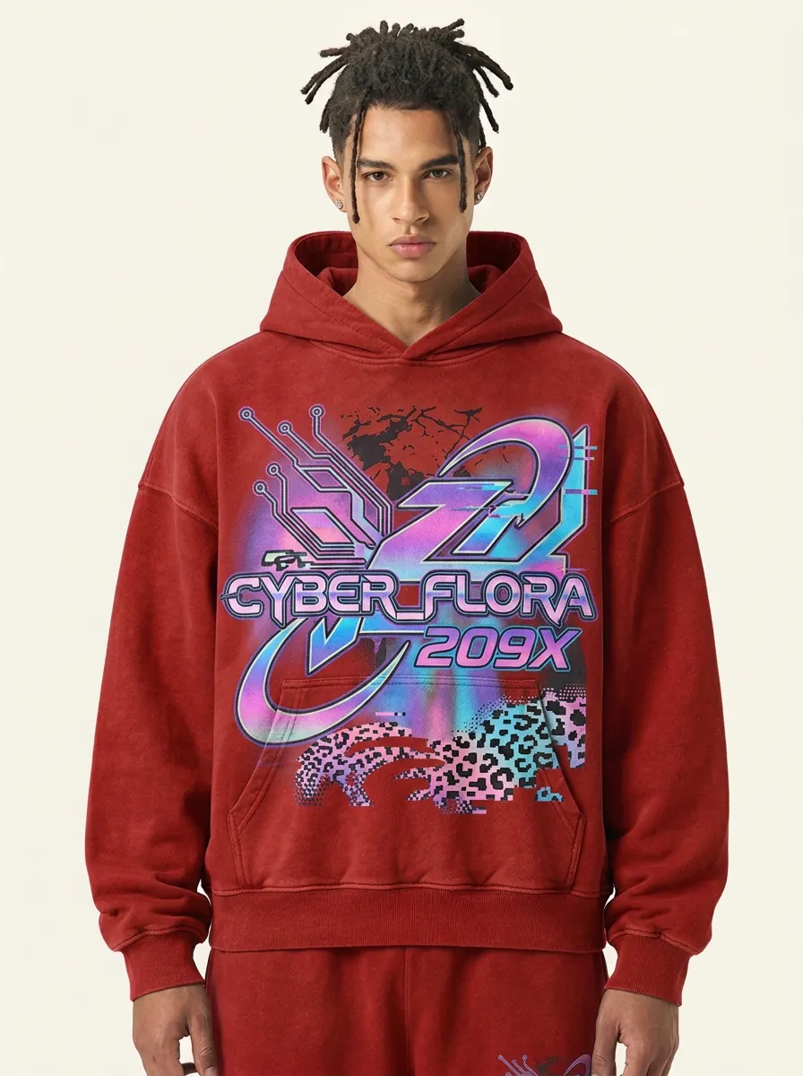 Unisex Urban Streetwear Graphic Hoodie