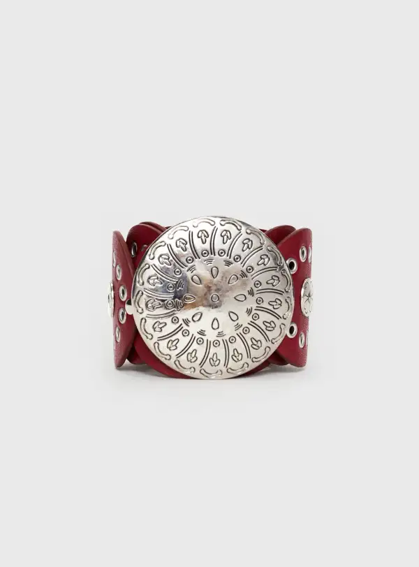 Buckle Faux Leather Accent Ready Belt