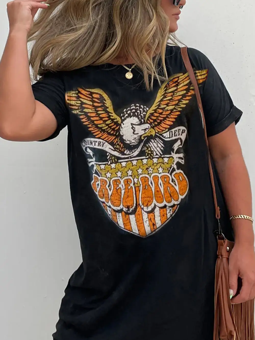 Casual Printed Short Mini Dress